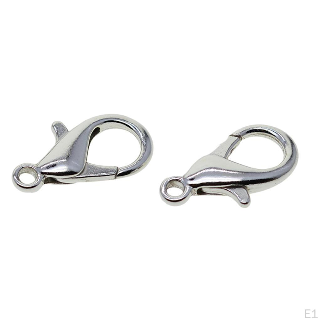 50 Lobster Claw Clasp Jewelry Making Accessory DIY Necklace Bracelet 18mm