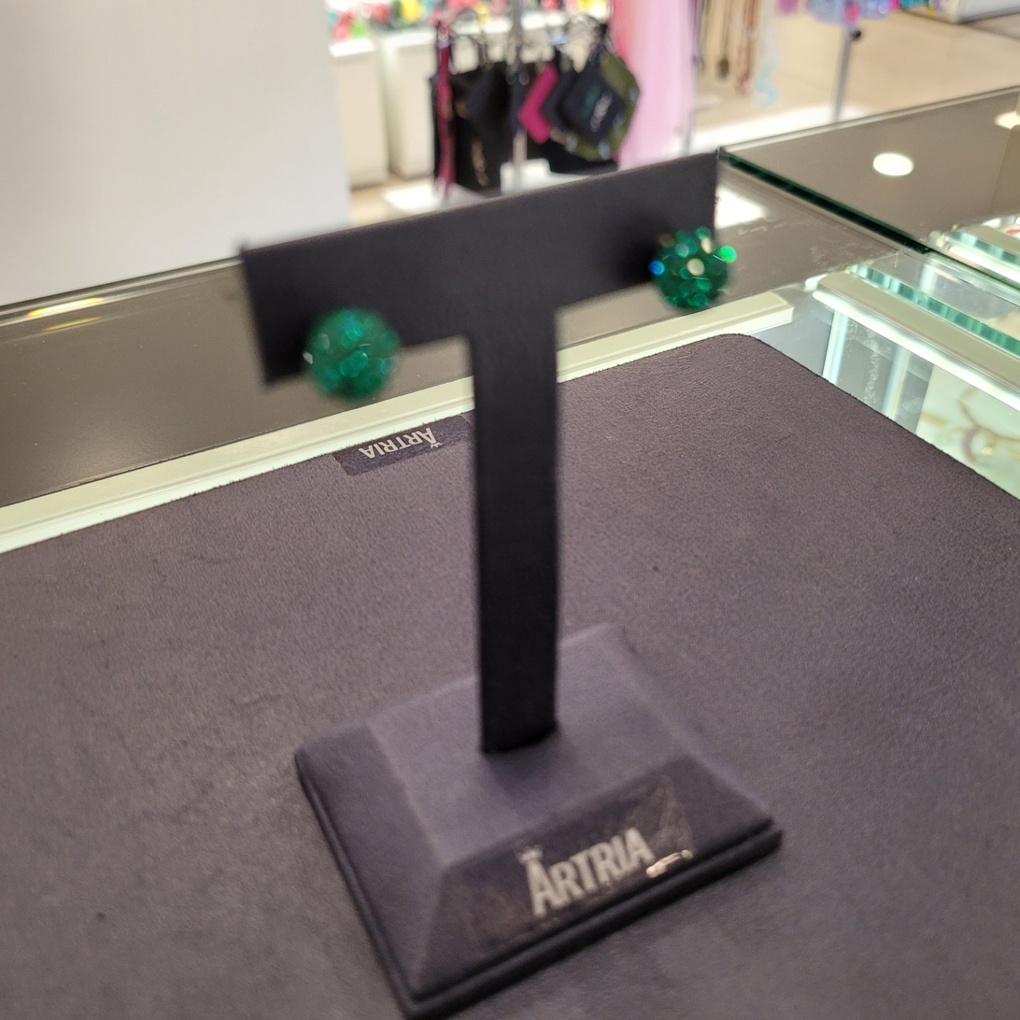 ARTRIA Clay Ball E Swallow Cubic Earrings OTOEAPS0001REF