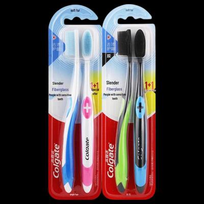 Slim Soft Charcoal Toothbrush Family Pack