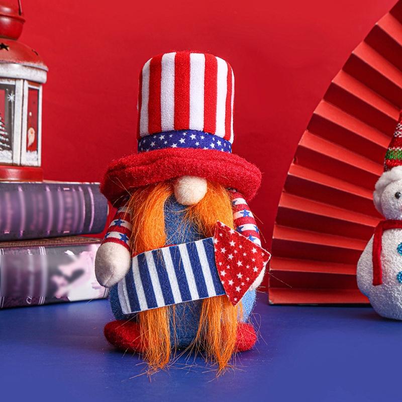 4th Of July for Doll Hats Patriotic Dolls American Flag for Doll Party Memorial Day Veteran Day Independence Day