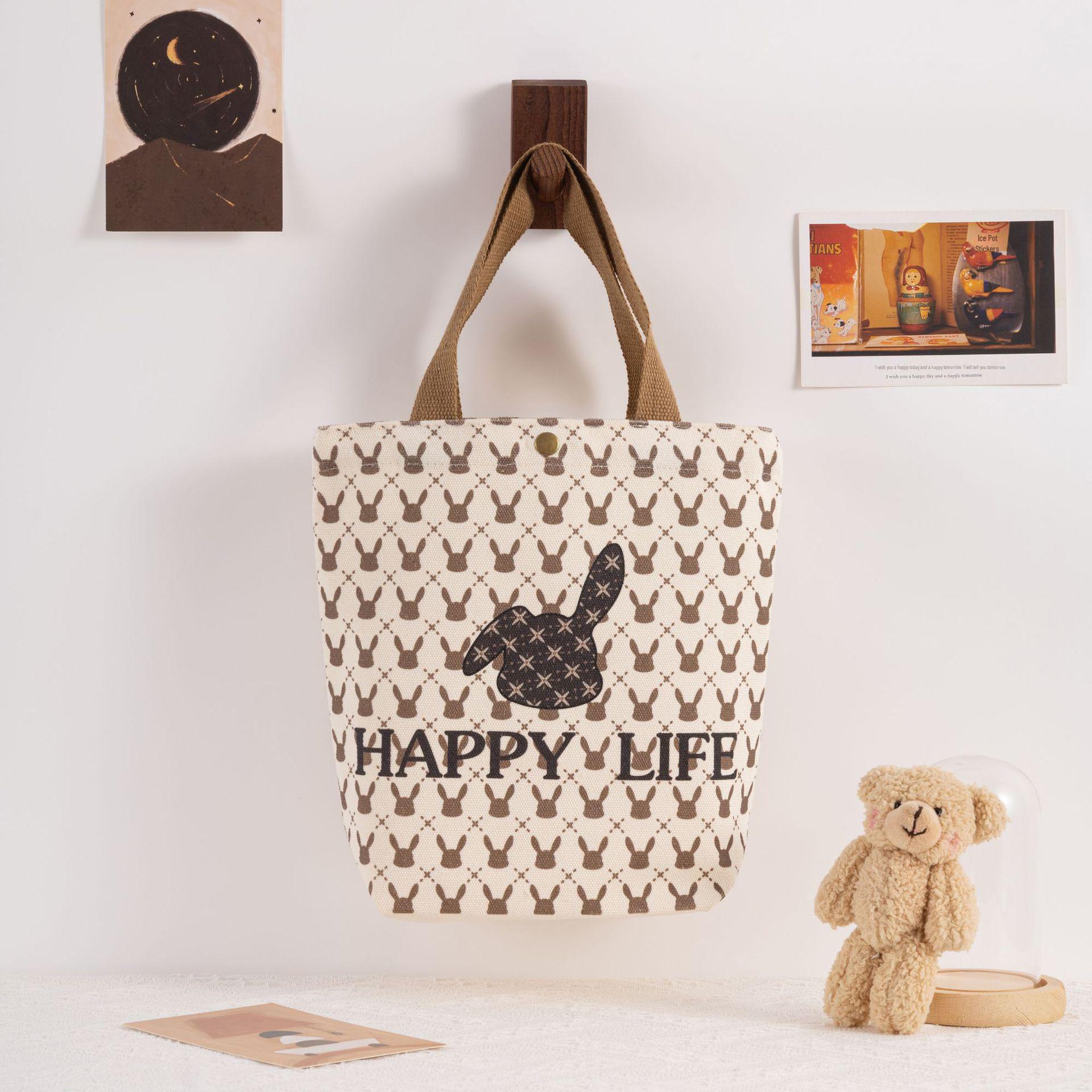 

Роскошная холщовая сумка с рисунком из мультфильма - большая вместимость, подарок на день рождения для младенцев и детей