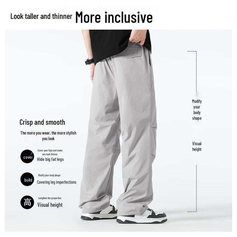 Jeep Men's Summer Straight-Leg Casual Trousers