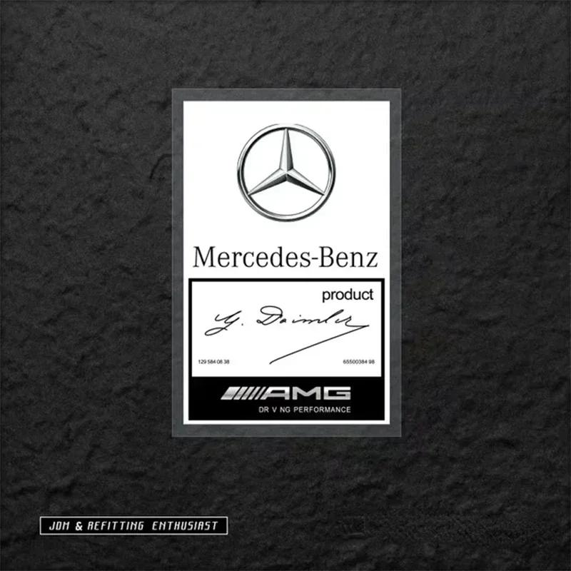 

Car Front Windshield Static Sticker Waterproof Static Decal For Mercedes Benz AMG A B C E S V Class A180 CLK CLA GLE W212 C200