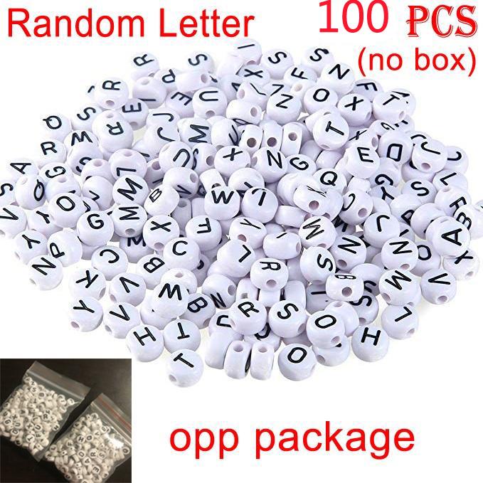 100PCs Natural Mixed A-Z Alphabet// Letter Cube Wooden Bead DIY Craft 10mm Hot