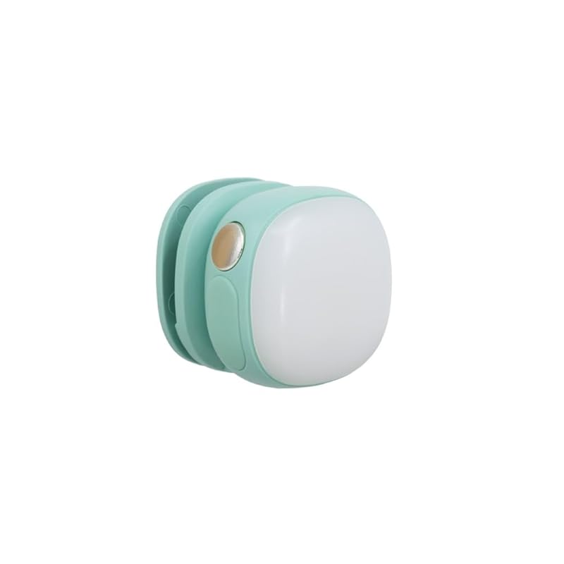 

Musashi rechargeable escort light [2024 Good Design Award Winner] Nuance Green clip type 20g USB charging Crime prevention handy light small size
