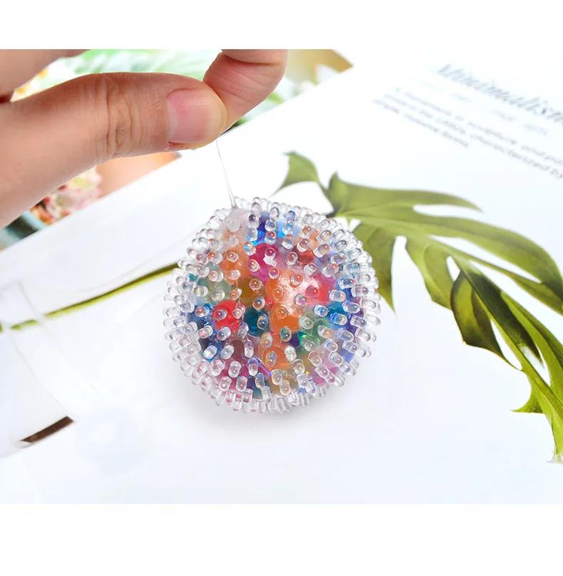No Net Burr Release Colorful Bead Ball Massage Stress Relief Ball Pinch Music Adult Child Squeeze Squish Stress Kneading Toys