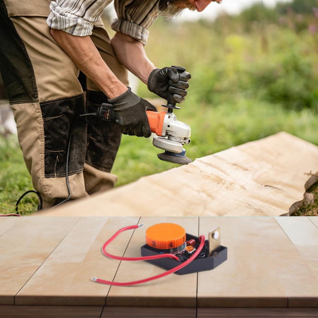 Regulator de Viteză Polizor Unghiular Comutator cu 6 Viteze de Schimb pentru Polizare Eficientă