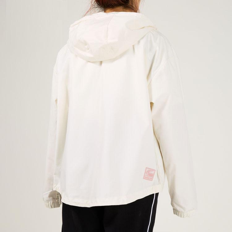 Puma Solid Color Hooded Casual Loose Jacket Women jackets White 626620-65