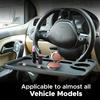 Car Steering Wheel Tray Table-made of ABS Material, Suitable for Cars,trucks and SUVs,can Be Used for Office,dining and Reading.