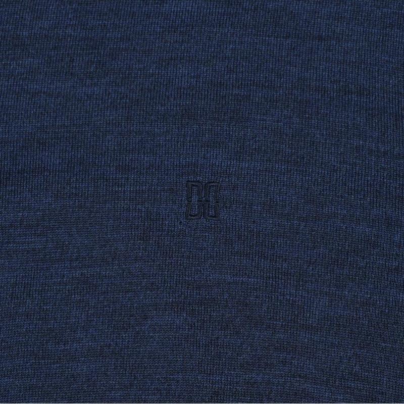 Daks Viscose Blend Plain Collar Knit Dmp1swtl102n1