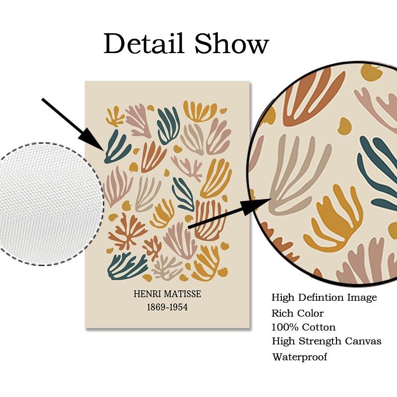 Nordic Matisse Picasso Keith Yayoi Kusama Abstract Poster Art Print Flower Market Canvas Painting Exhibition Wall Picture Decor