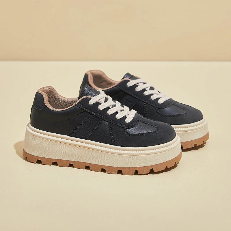 Fashion Shallow Flats Platform Women Sneakers Winter New 2025 Trend Fashion Women Shoes Outdoor Comfort Casual Non Slip Walking Boots