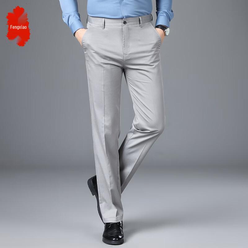 

Men s Slim Fit Business Casual Trousers 36