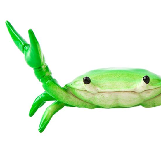Animal Design Single Pen Holder High Stability Plastic Weightlifting Crab Pen Holder for Office