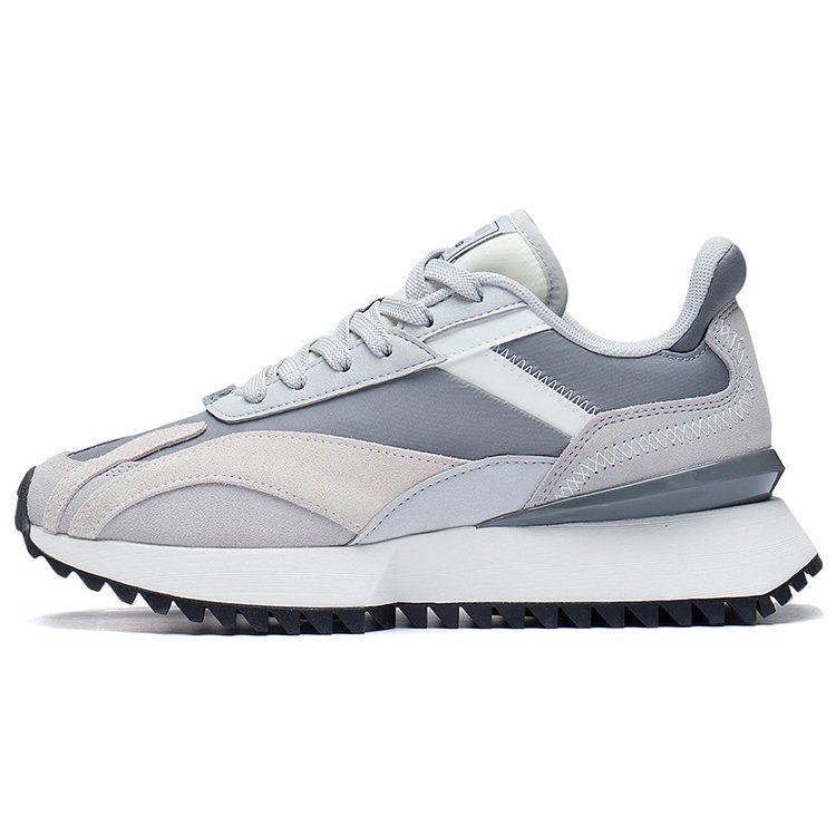 Li Ning Zaiwu Cushioning Slip Resistant Abrasion Resistant Lightweight Low top Sports Casual Shoes Men's White Gray AGCS261-5