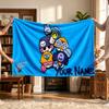 Brawl Stars (5) Personalized Name Blanket Soft Cozy Gift for Sofa Bed Couch Home Decoration