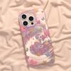 Phone Case+Bracket For iPhone 11 13 16 ProMax Case iPhone 14 15 ProMax 12 13 ProMax 13 Pro 14 Pro Swirl Phone Case Fashionable and Versatile Cartoon