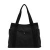 Vintage Simple Shoulder Bag Women'S Casual Solid Color Large-Capacity Messenger Bag Japanese Harajuku Shoulder Bag