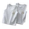Children'S Vest Colored Cotton 7A Antibacterial Baby Vest Four Seasons Boys And Girls Bottoming Shirt Home Vest Single Top