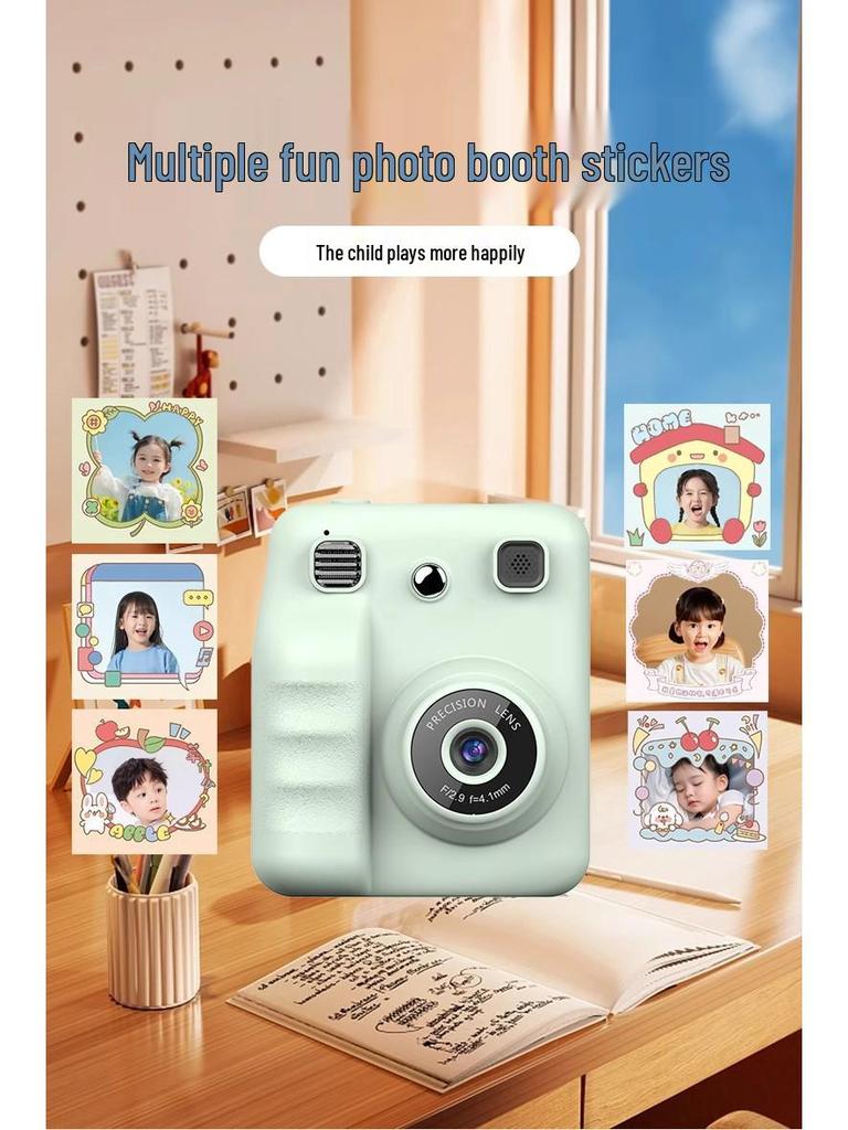 Polaroid Color 2025 Children's Camera: Capture Photos & Videos, Instant Photo Printing