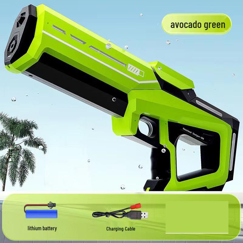 High-Pressure Automatic Electric Water Gun with Pulse Absorption – Large Capacity and Black Technology Design