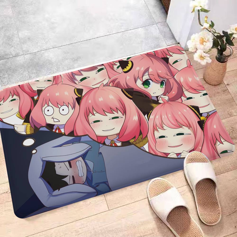 Anime Spy X Family Entrance Door Mat Nordic Style Home Doormat Bathroom-Toilet Mats Bedroom Hotel Decor Mat