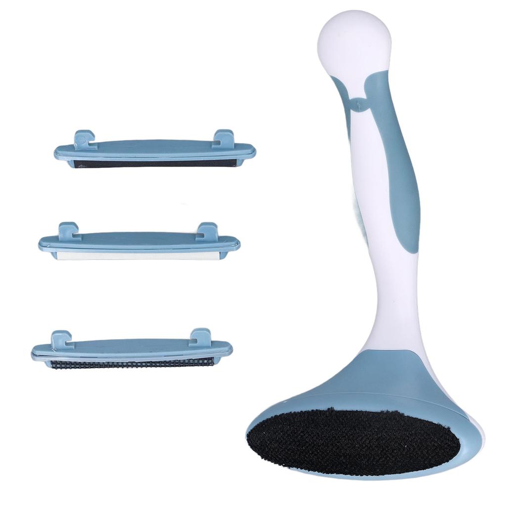 No Battery Fabric Shaver Lint Brush Quick Release Button Manual Fuzz Remover for Clothing with 3pcs