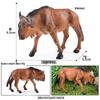 Cross-Border Animal Toy Set: Sheep, Cow, Horse, Donkey, Goat, Poultry Plastic Models