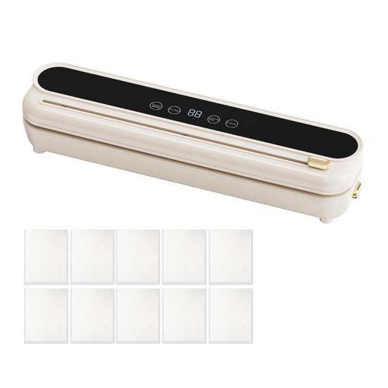 Vacuum Sealer Machine with Vacuum Seal Bags 62kPa Suction Power Easy to Operate Compact Automatic Sealing Machine Bag Sealer