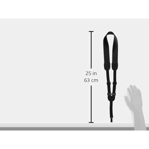 ROCK YOU S-001B Black Ukulele Strap