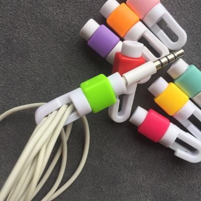 Earphone Cable Protector for Earphones Wire Organizer Earpods Cord Protector Protective Case Colors Bobbin Winder Cover