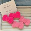 2Pcs Sweet Pink Bow Star Hairpin for Girls Women Y2k Korean Style Heart Hair Clip Barrette Side Clip Headwear Hair Accessories