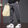 Men's Velvet Lyocell Sweatpants: Comfortable, Casual, Loose Leggings for Spring and Autumn