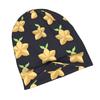 ZLIENSZUS Modern Adult Beanie Hat with Paopu Fruit Print - Flat Suitable for Streetwear, Minimalist Outfits & Casual Style, Versatile for &, Comfortab