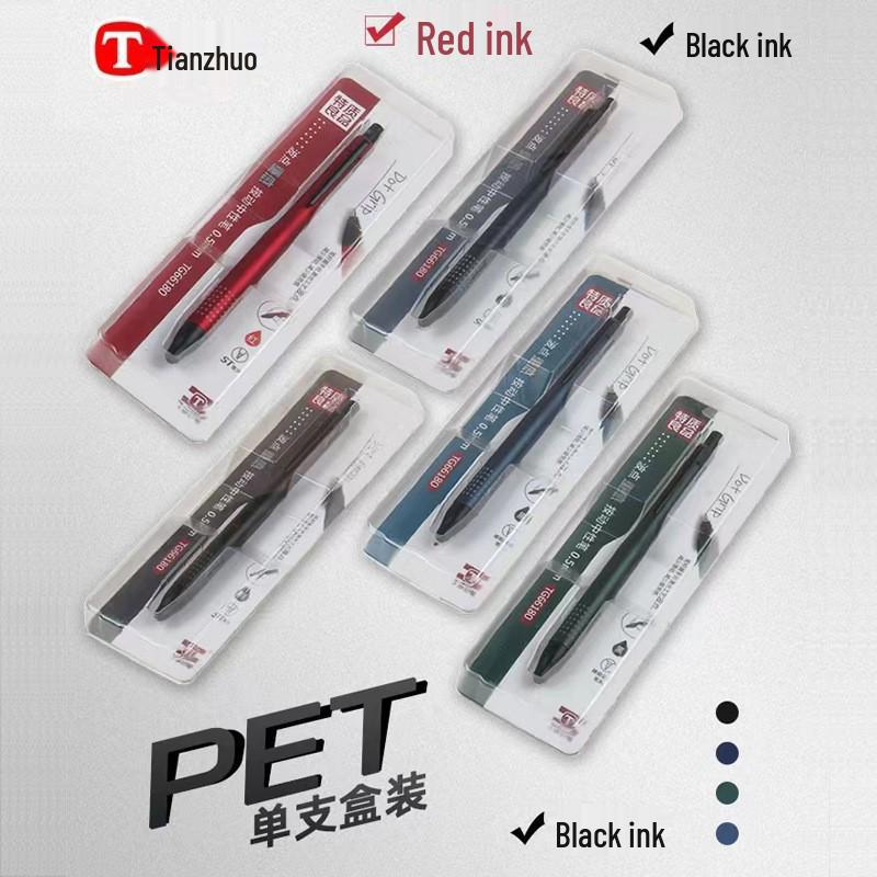 

Heavy Click Neutral Pen - Large Capacity Bullet Tip, 0.5mm Water-Based Carbon Ink for Office Signatures 0.5mm