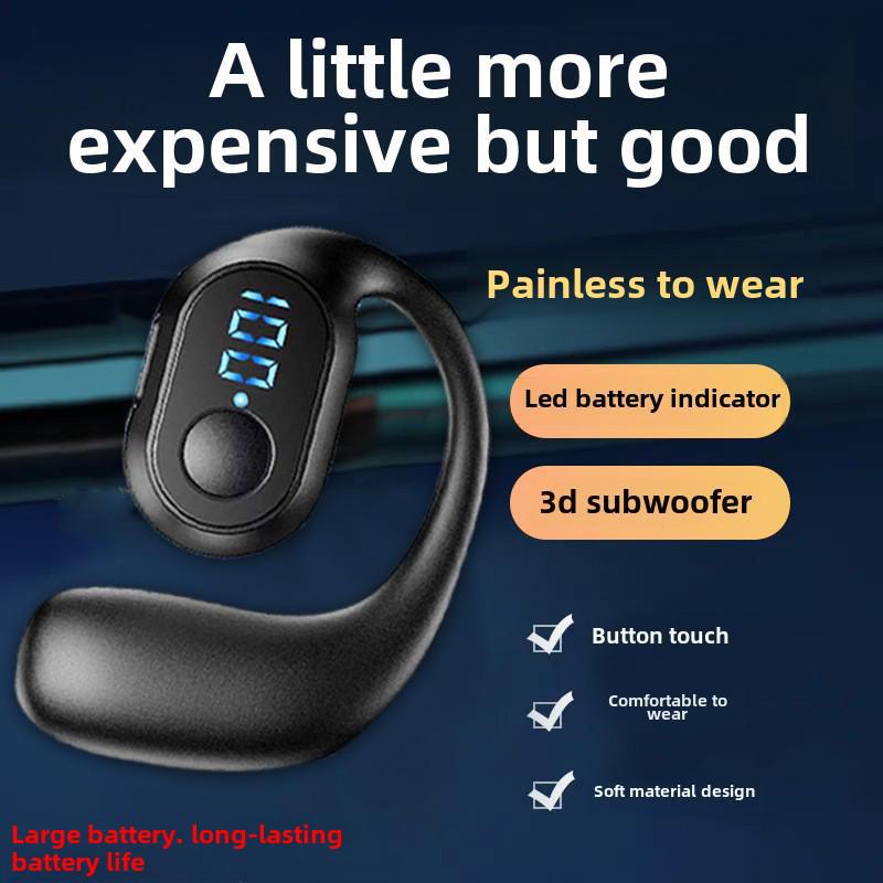 Wireless Sports Over-Ear Bluetooth Headset for Apple, OPPO, Huawei, Xiaomi, Vivo