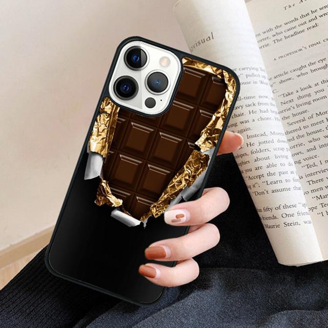 Toast Foodie Chocolate Phone Case Back Cover for iPhone 16 15 SE2020 14 13 11 12 Pro Max mini XS XR X PlusS Fundas Coque