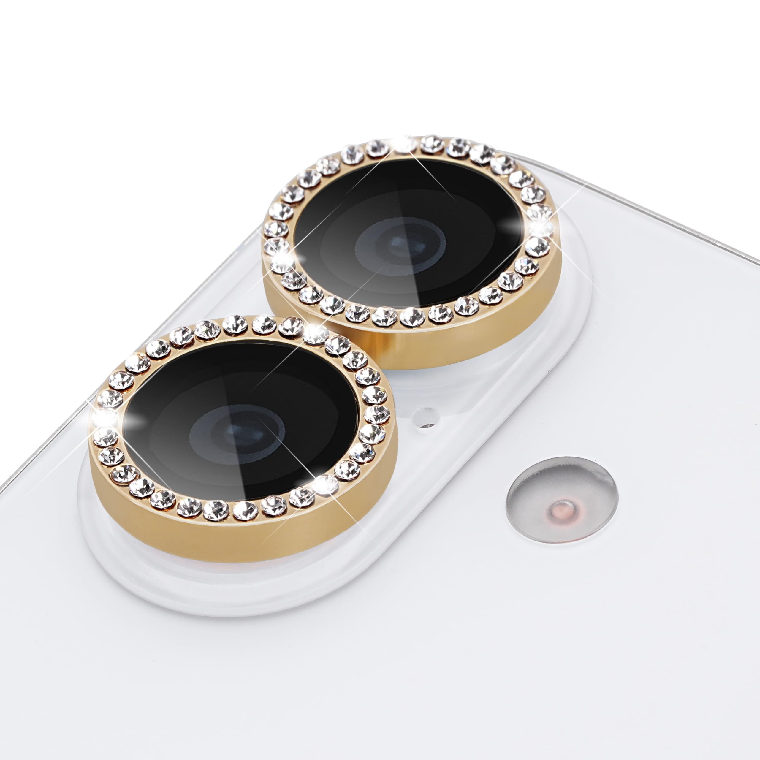 

Kate Spade New York Aluminum Ring Lens Protectors for iPhone 17 (Set in Stone Gold) - Authentic Kate Spade New York