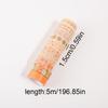 10 rolls of beautiful plant and flower washi tape, orange decorative tape, DIY scrapbook and art project decoration