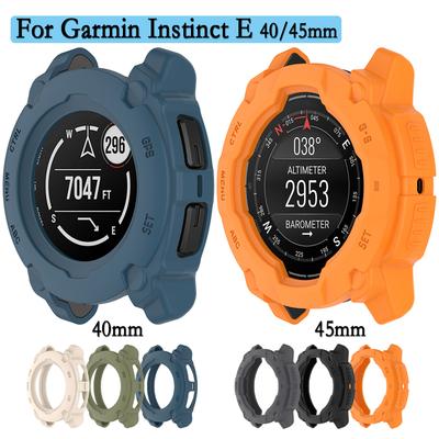 Garmin Instinct E İçin Yüksek Kaliteli Kılıf Dayanıklı TPU Koruyucu Kapak Instinct E 40mm 45mm İçin Dekorasyon Çerçeveli Kabuk