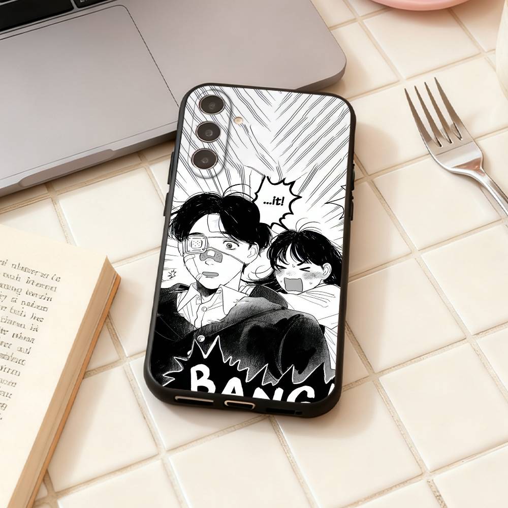 Comic Yano-kun's Ordinary Days  phone Case For Samsung Galaxy A73,A72,A71,A70,A53,A52,A51,Others Soft Black Shell