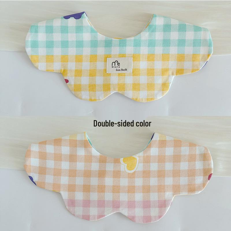 Storyme Double-Sided Korean Baby Drool Bib With Side Label, Suitable for 0-2 Years
