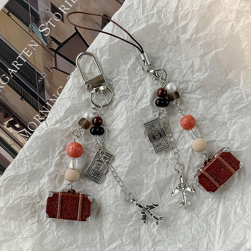 Y2K Telefon Charm Różowy Brelok Brelok Brelok Torba Telefon Łańcuszek Uroczy Akcesorium Dla Dziewczyn Kobiety Biżuteria