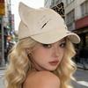 Cotton Baseball Cap With Rose Embroidery For Spring And Fall Sun Protection