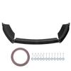 3Pcs Front Bumper Lip Spoiler Splitter Sporty Style Front Lip Spoiler Splitter Protector for Fiesta B‑Max