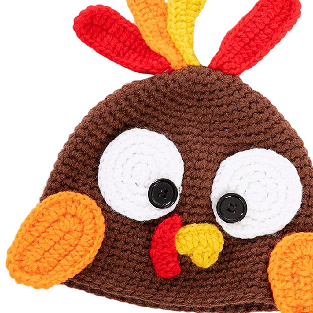 Festive Turkey Beanie for Thanksgiving Celebrations