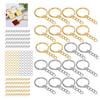 220pcs Gold DIY Keychain Rings Silver Keychain Rings Kit Split Keychain Rings  Jewelry Making