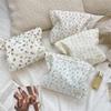 Sweet Lace Floral Women Cosmetic Bags Portable Ladies Clutch Purse Lipstick Makeup Bag Commute Female Large Capacity Storage Bag