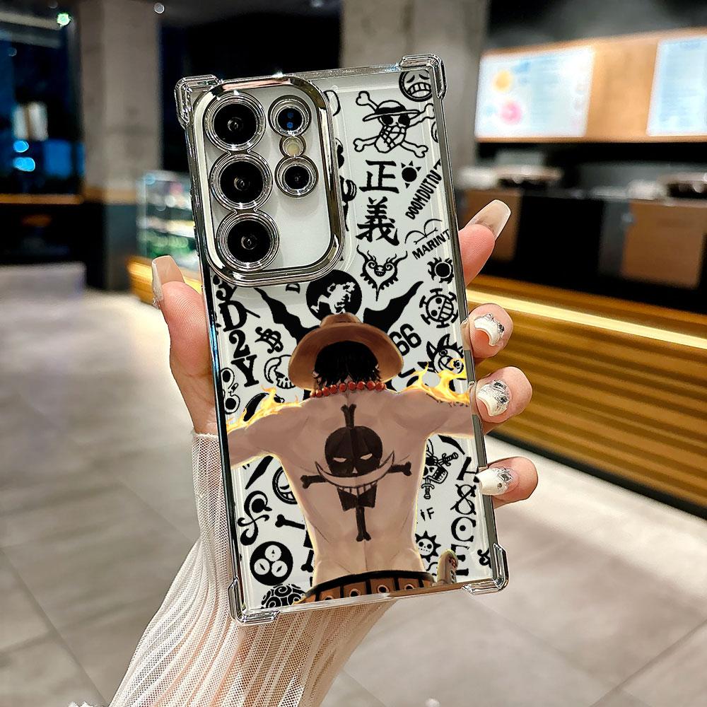 Anime Hot O-One Piece Coque For Galaxy S26 Ultra Phone Case For Samsung S26 S25 S24 S23 S21 Ultra S20 FE S25 Plus 5G Soft Cover