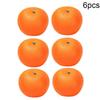 2/4/6Pcs Artificial Orange Diy Fake Fruits Kindergarten Plastic Fruit For Christmas Home Wedding Photography Decoration